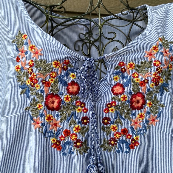 Sonoma blouse short sleeves peplum plus size top size 2X - Picture 4 of 13